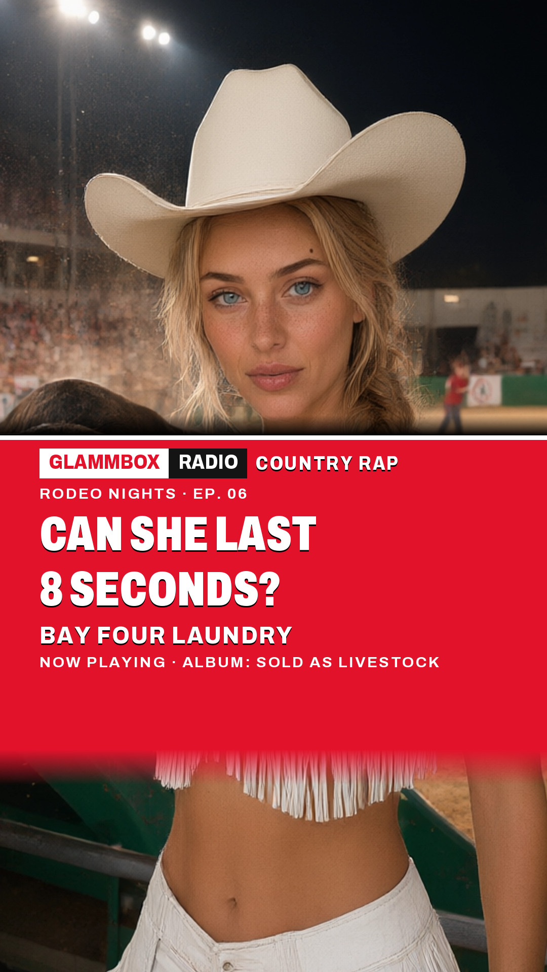 Country Rap 2026 · Bay Four Laundry · Rodeo Crash — vertical clip, GLAMMBOX Radio