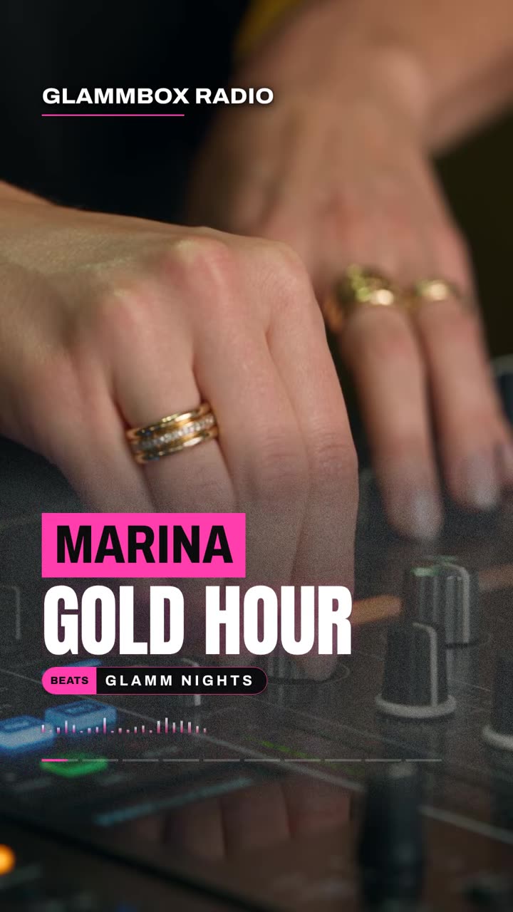 Club Beats Mix 2026 · Marina Gold Hour — vertical clip, GLAMMBOX Radio