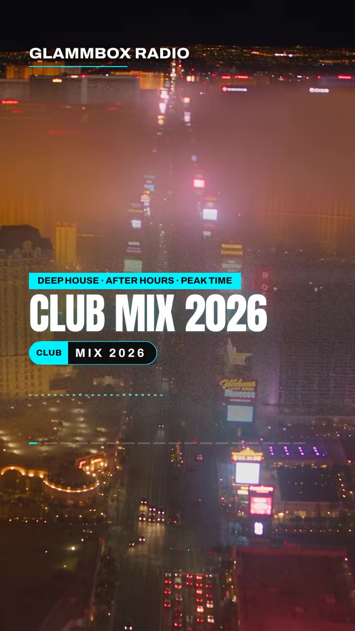 Deep House Club Mix 2026 · Peak Time — vertical clip, GLAMMBOX Radio