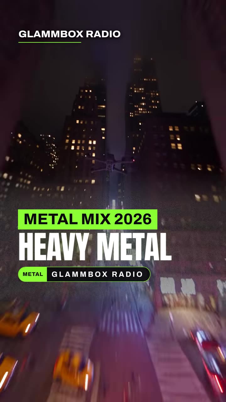 Heavy Metal Mix 2026 · Aggressive Guitar Riffs — vertical clip, GLAMMBOX Radio