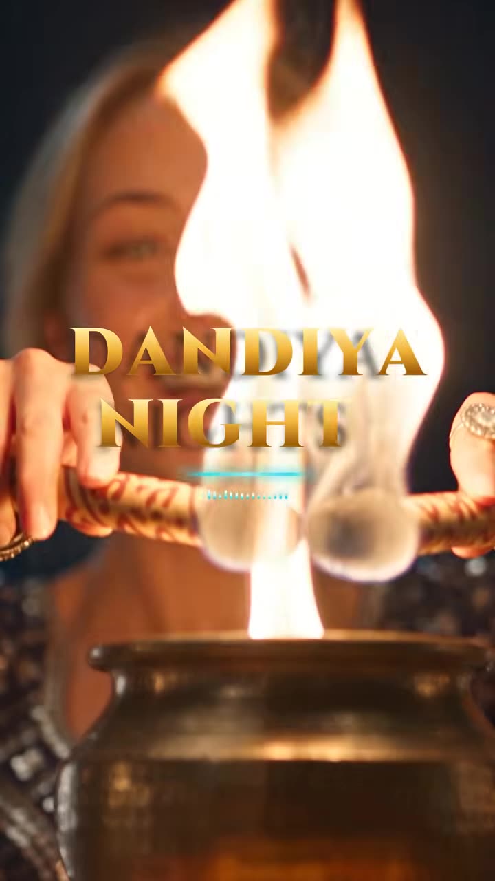 Navratri Garba Dandiya Fire Dance 2026 · Club Dust 3 — vertical clip, GLAMMBOX Radio